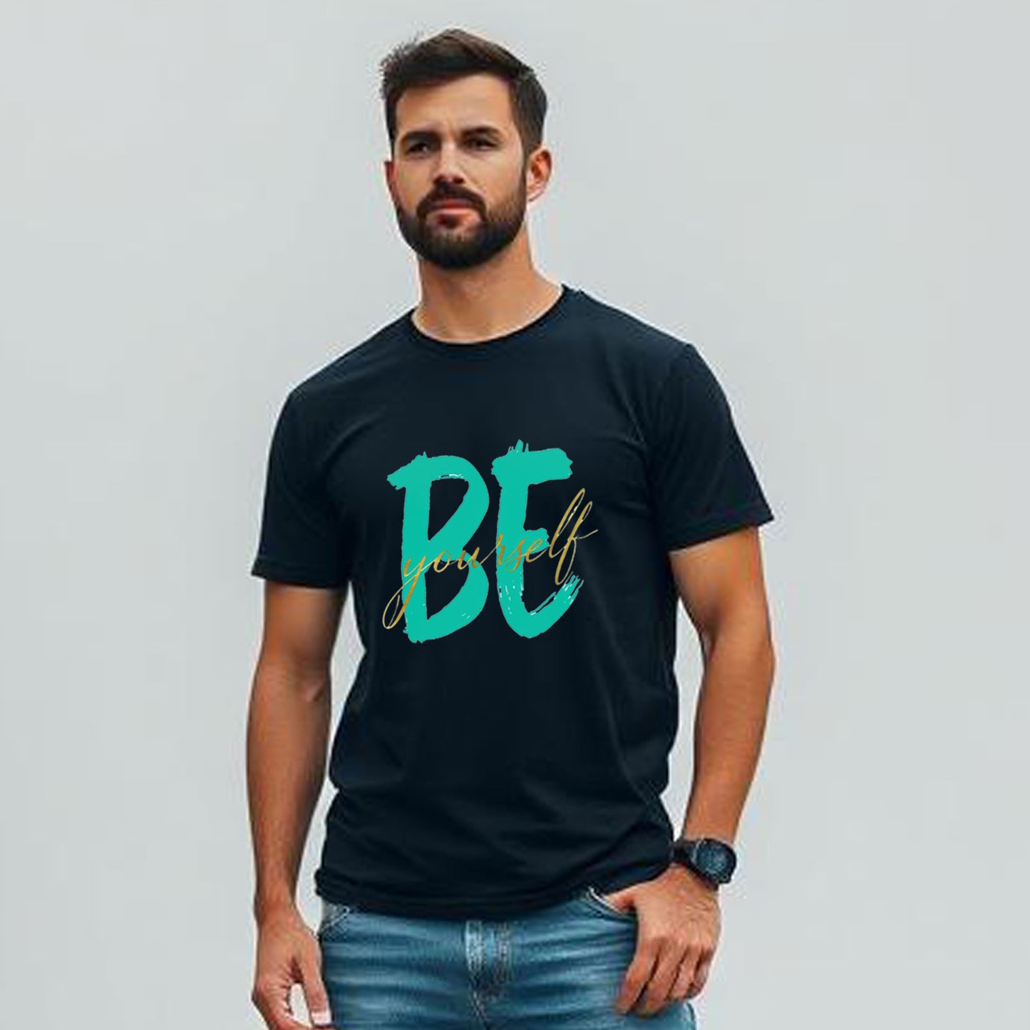 BE Yourself Bold Statement T-Shirt - Diseños