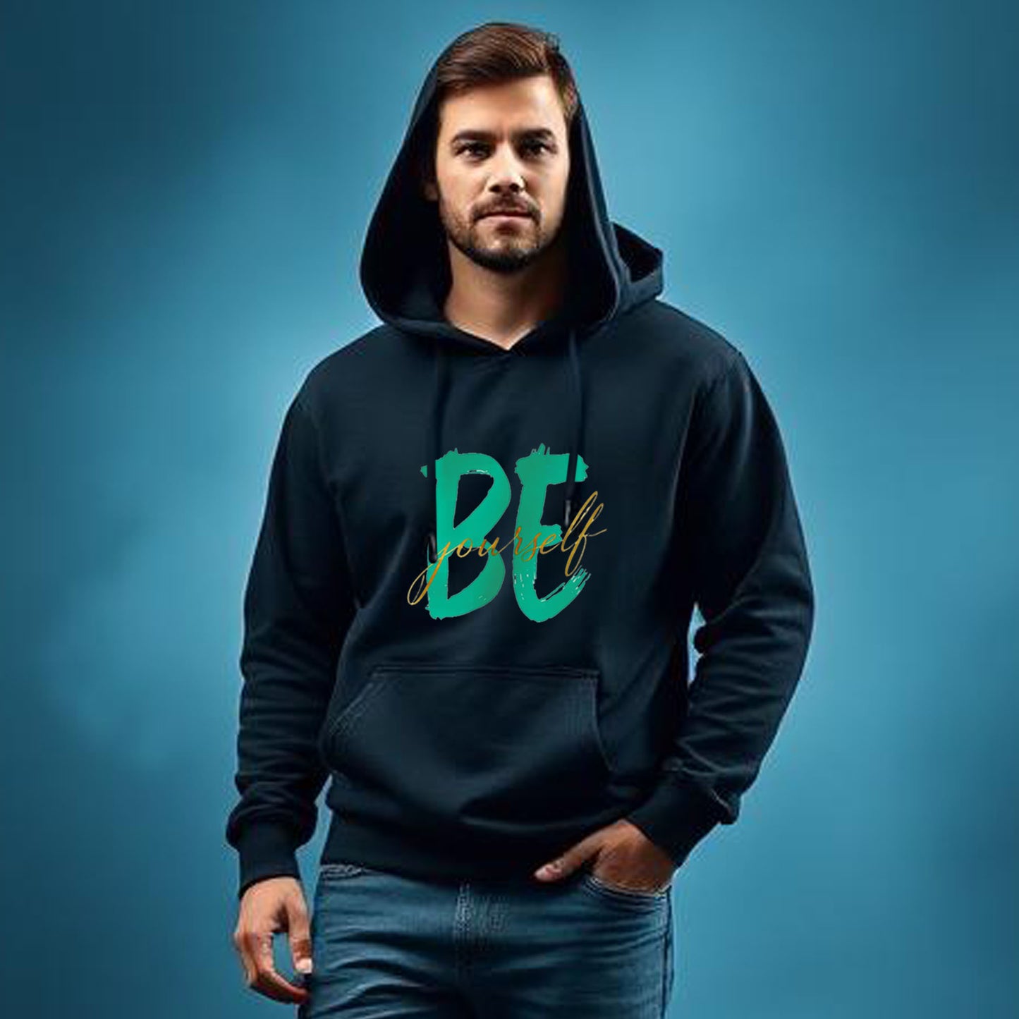 Be Yourself Bold Graphic Hoodie - Diseños