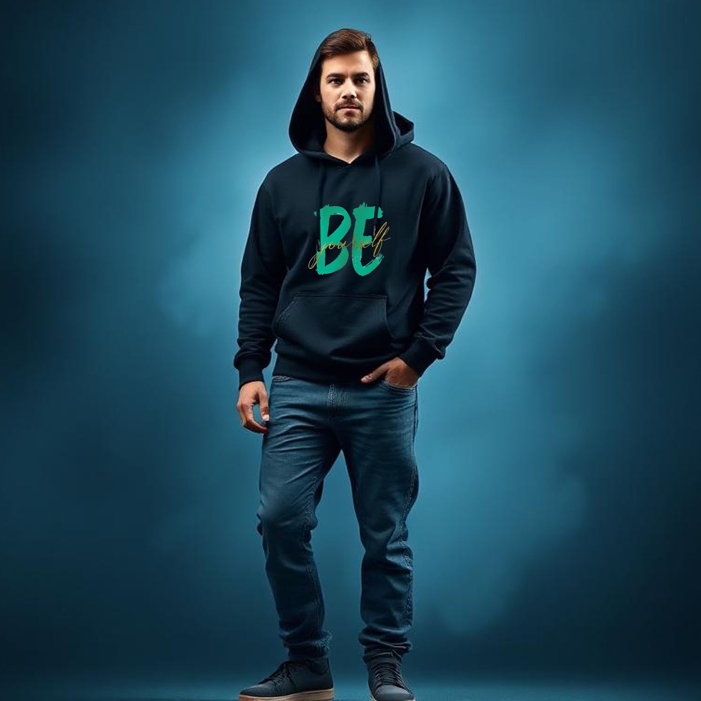 Be Yourself Bold Graphic Hoodie - Diseños