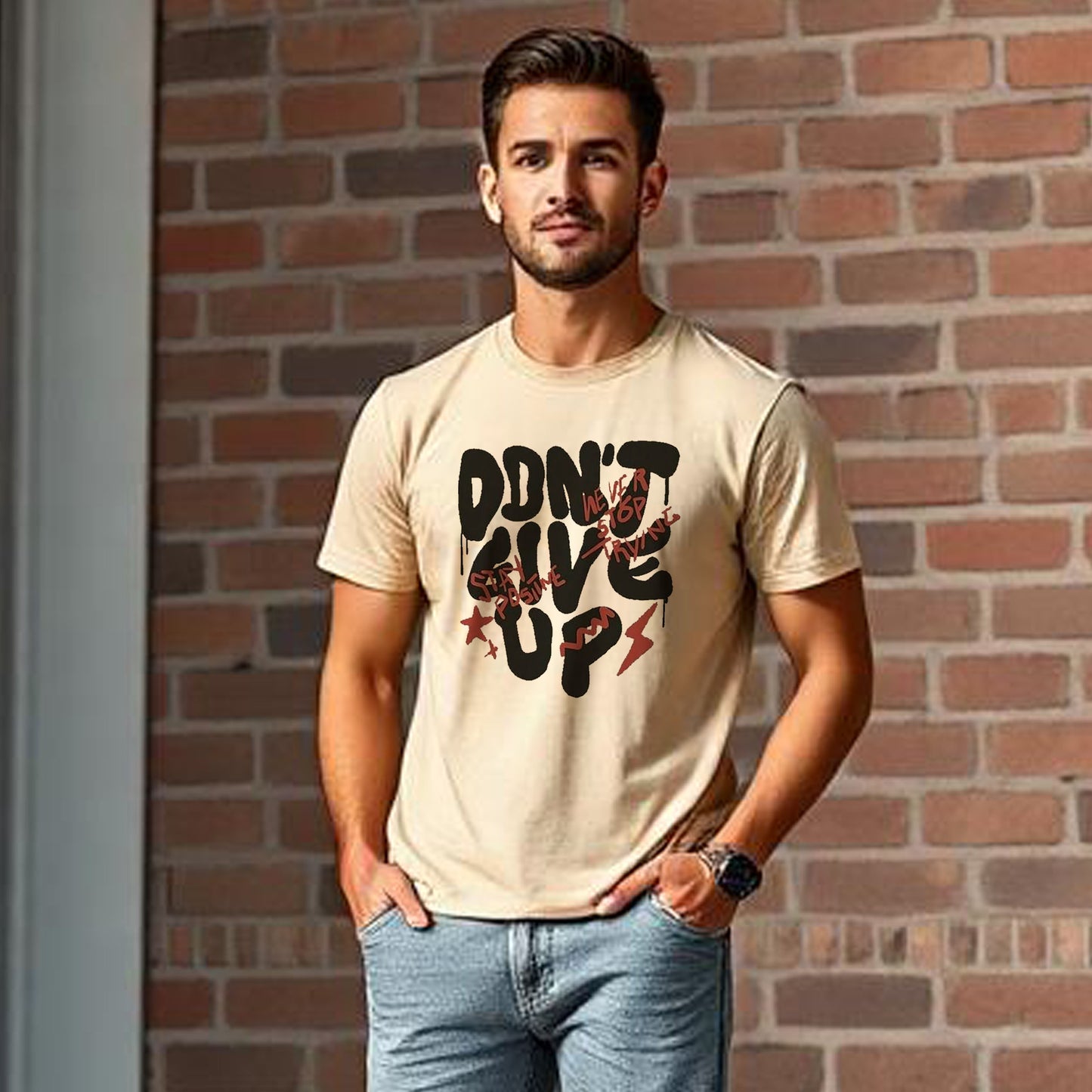 DON'T GIVE UP T-Shirt - Diseños