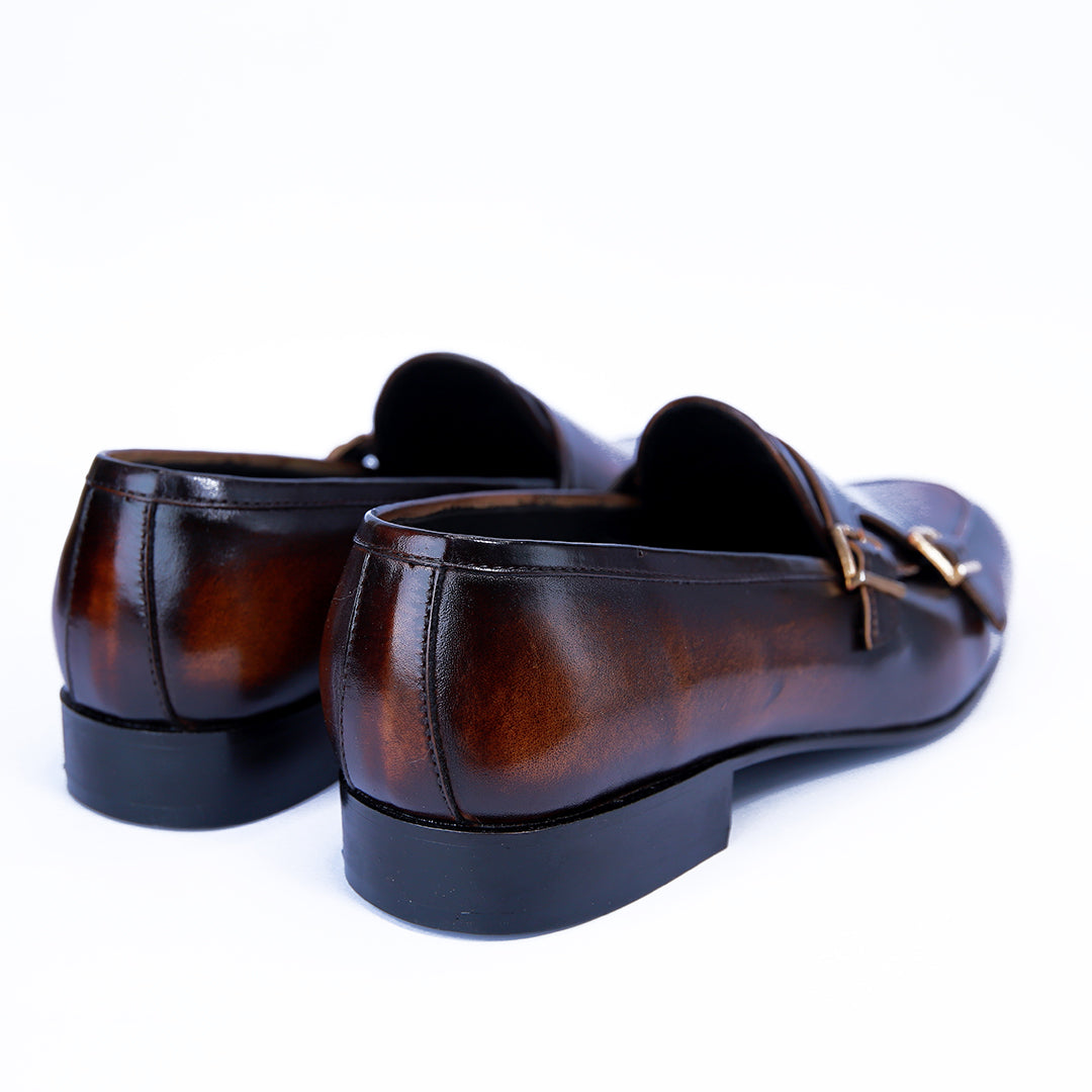 Double Strip Formal Leather Shoes - Diseños