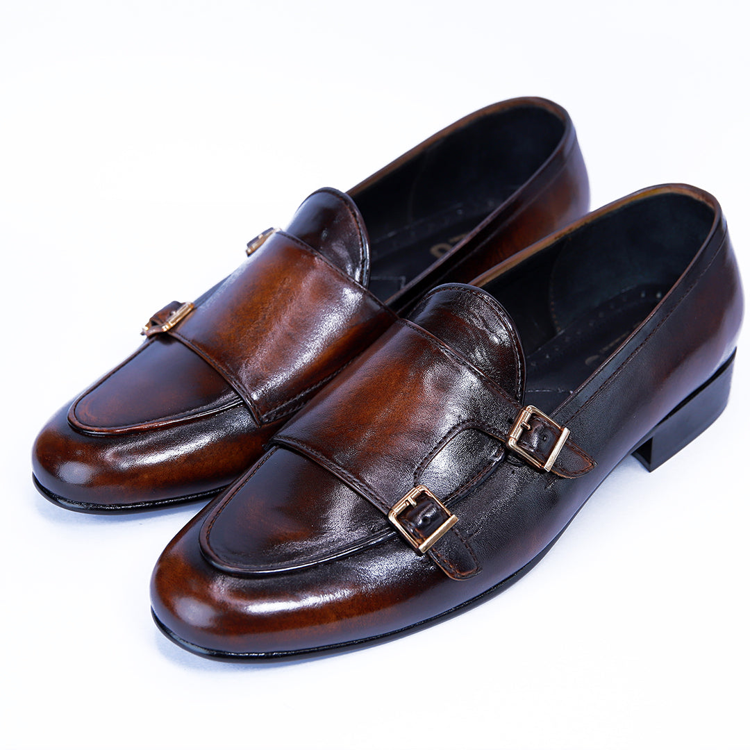 Double Strip Formal Leather Shoes - Diseños