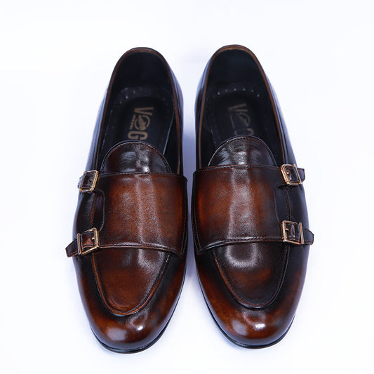 Double Strip Formal Leather Shoes - Diseños