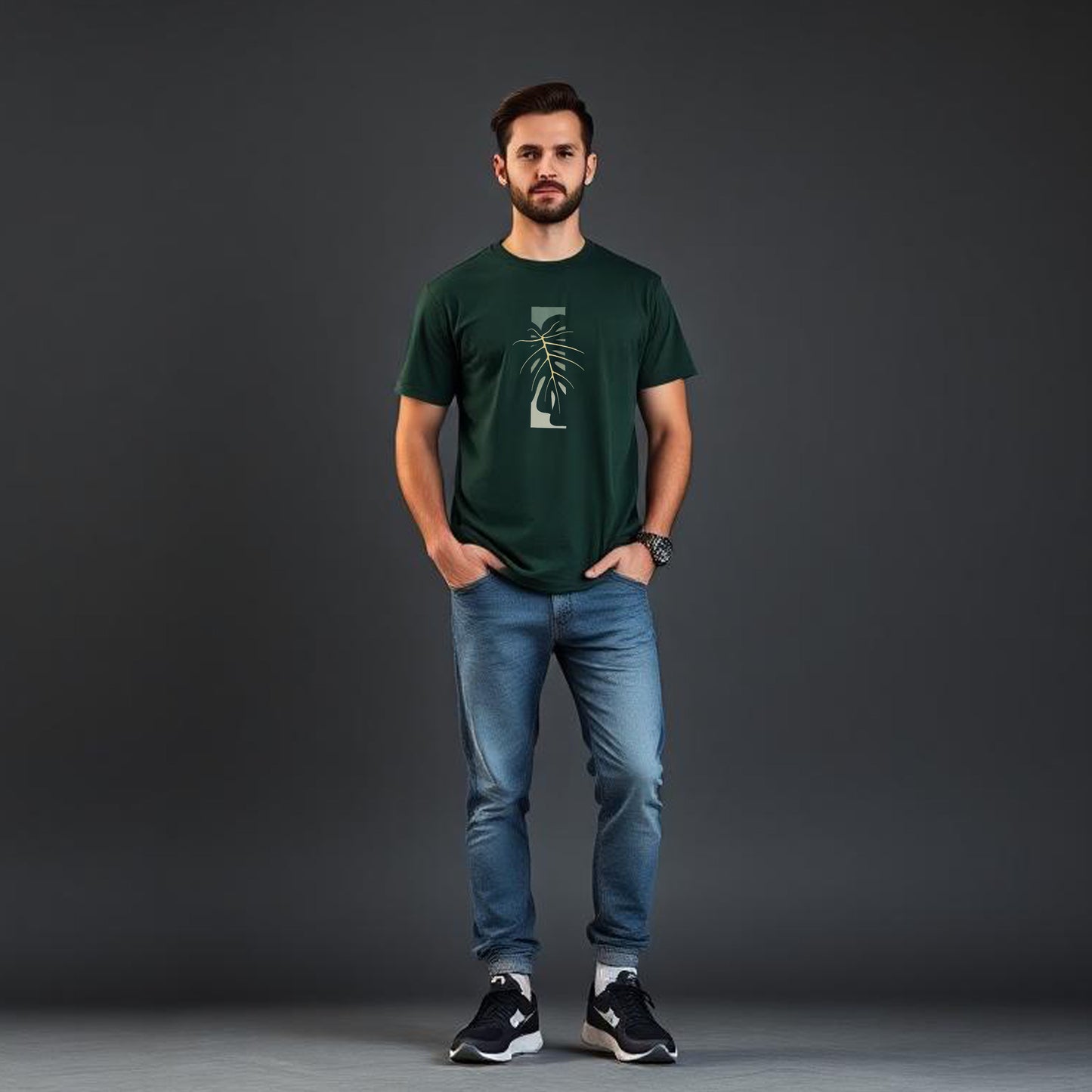 Monstera Leaf Botanical T-Shirt - Diseños