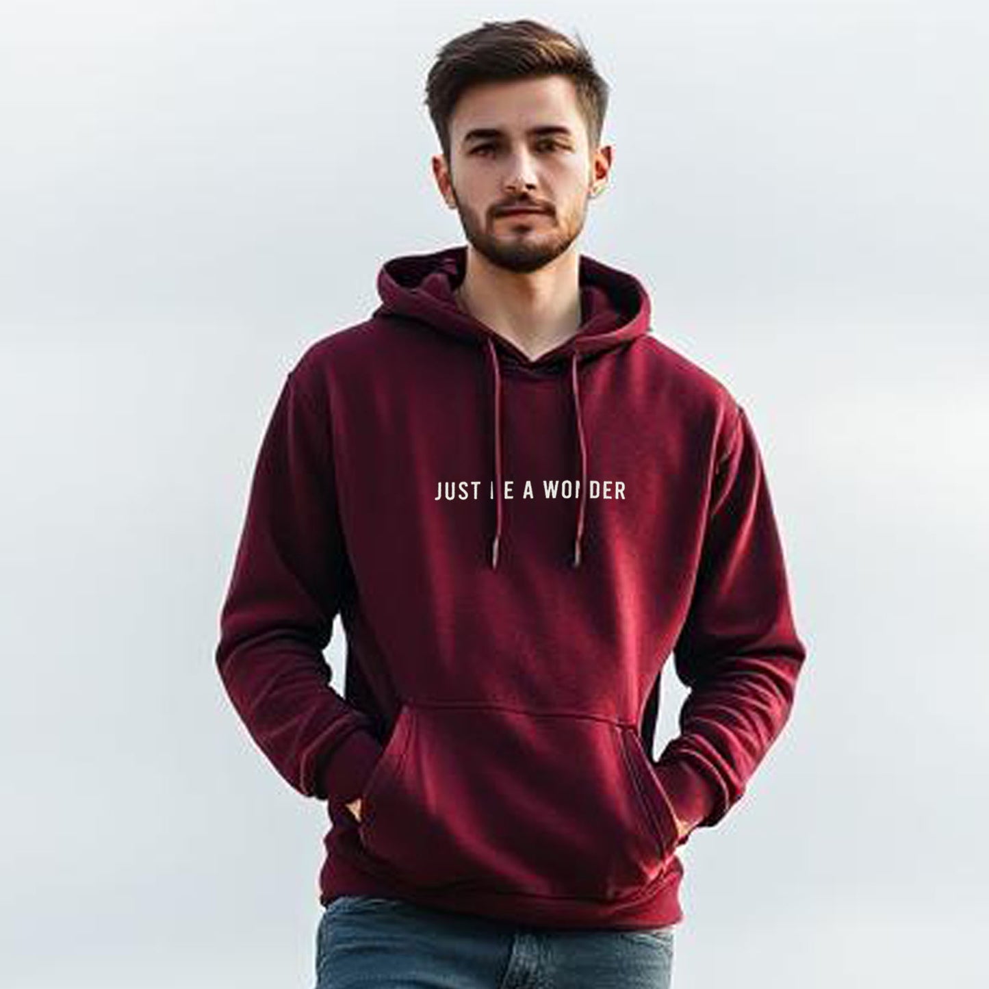 Just Be a Wonder Inspirational Hoodie - Diseños