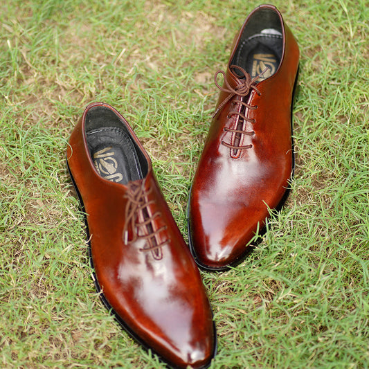 Men Premium Leather Shoes - Diseños