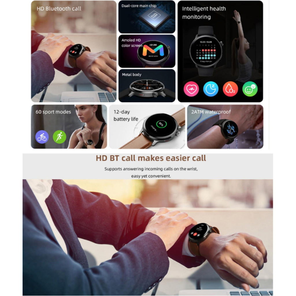 Mibro Lite 2 Main Chip Smartwatch With Dual Straps - Diseños