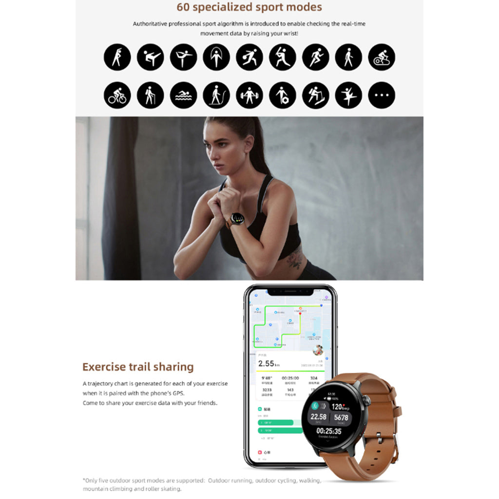 Mibro Lite 2 Main Chip Smartwatch With Dual Straps - Diseños