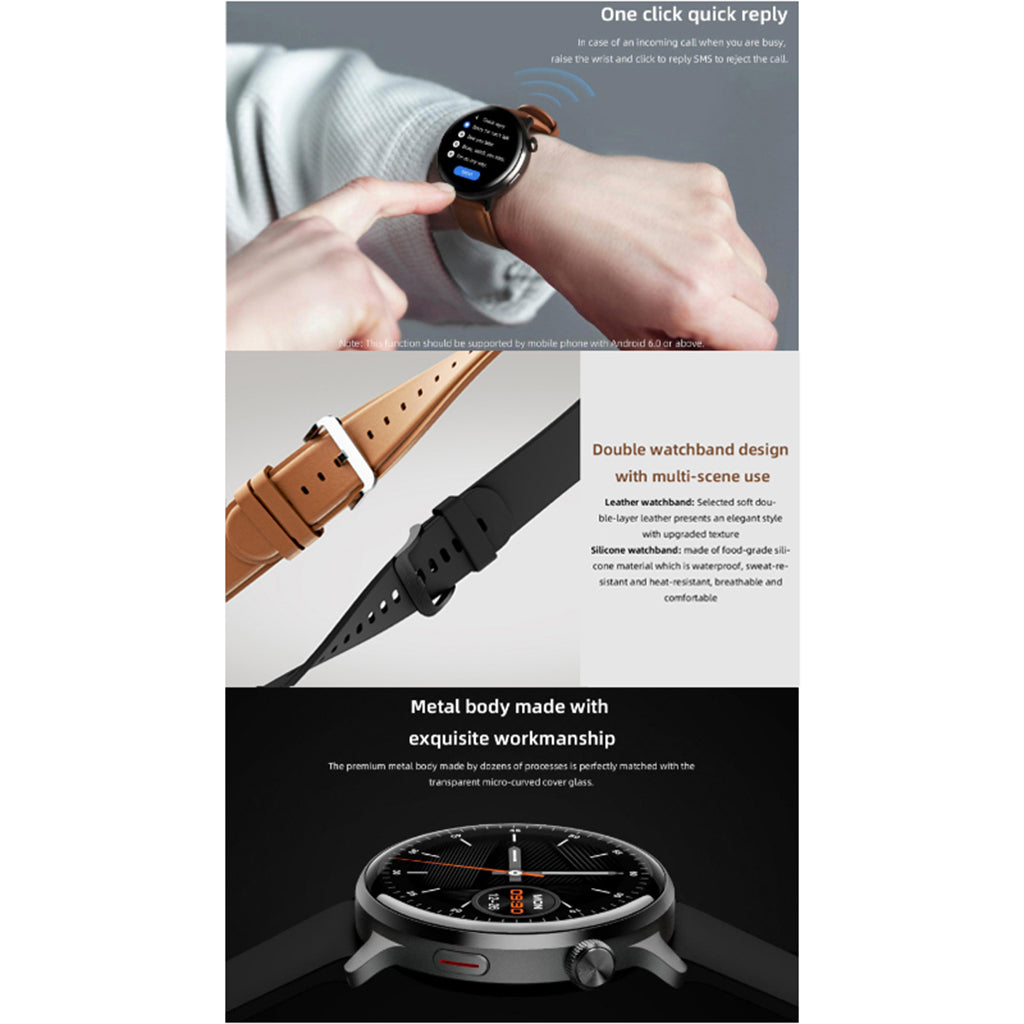 Mibro Lite 2 Main Chip Smartwatch With Dual Straps - Diseños