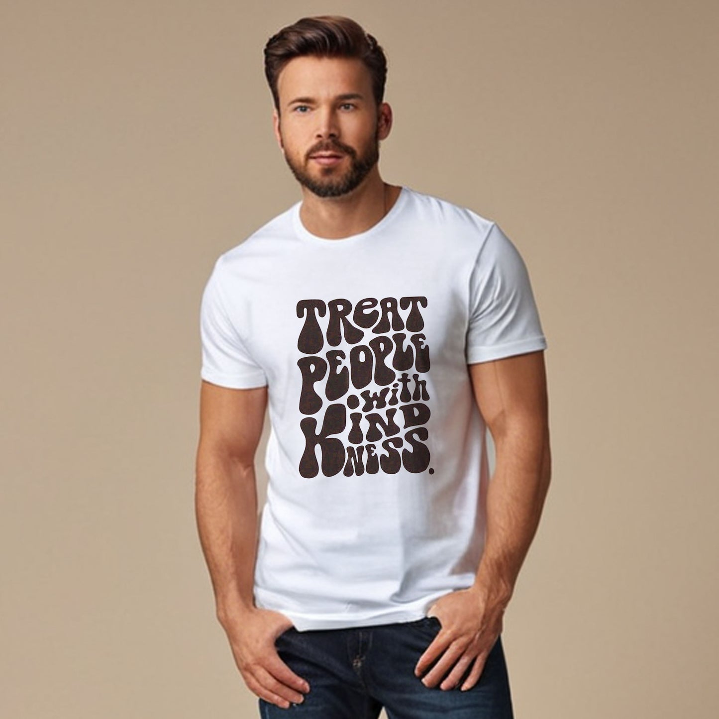 Treat People With Kindness Inspirational T-Shirt - Diseños