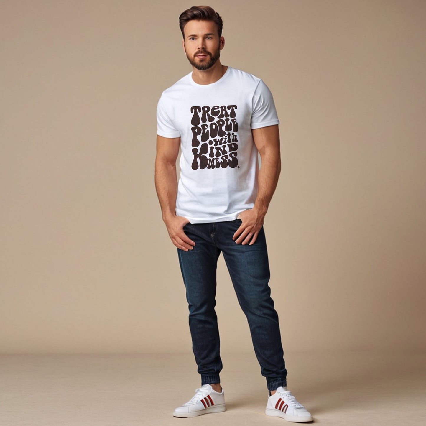 Treat People With Kindness Inspirational T-Shirt - Diseños