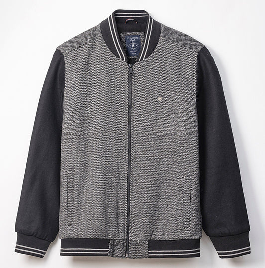 WOOLEN JACKET GREY BLACK - Diseños