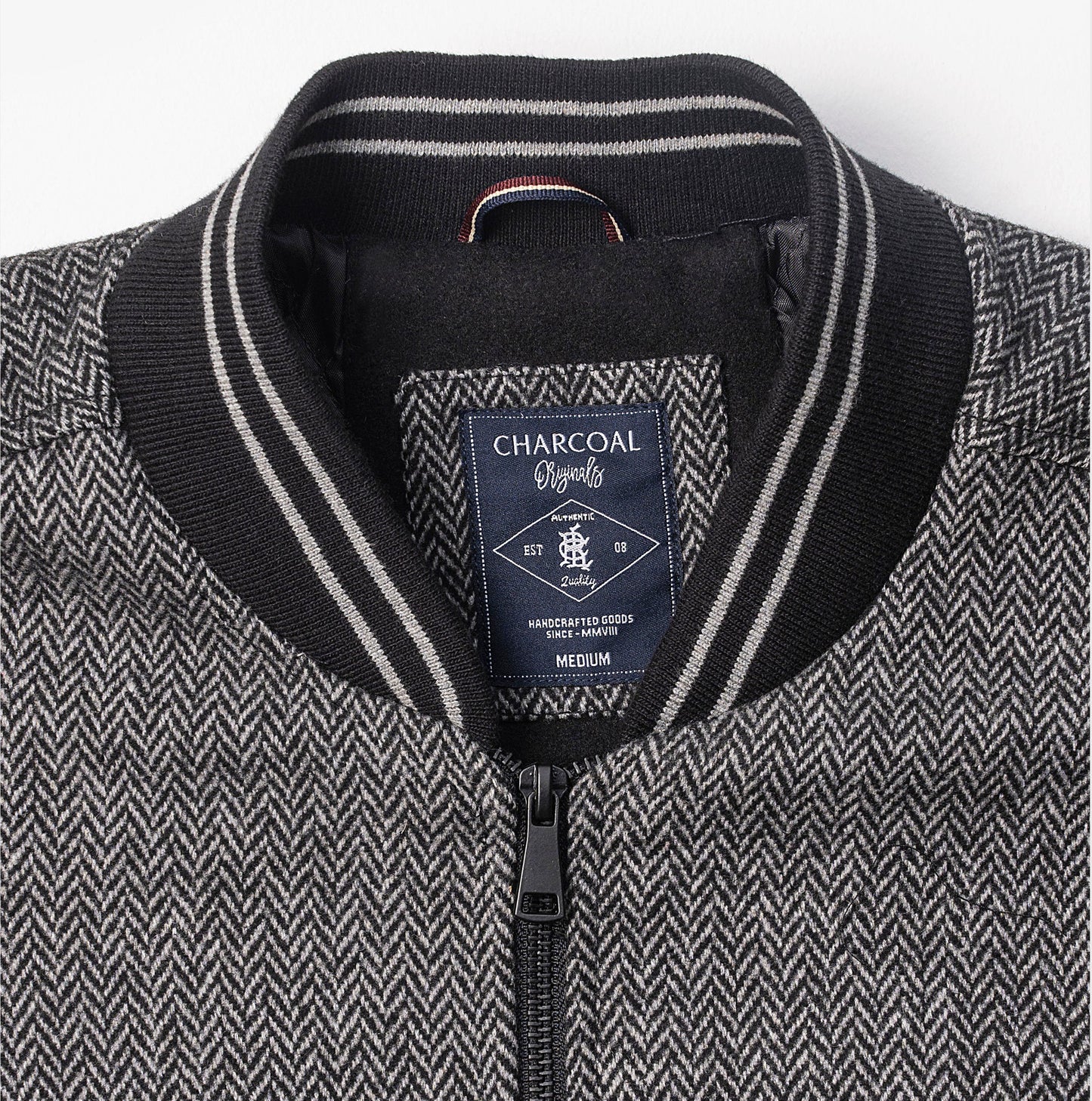 WOOLEN JACKET GREY BLACK - Diseños